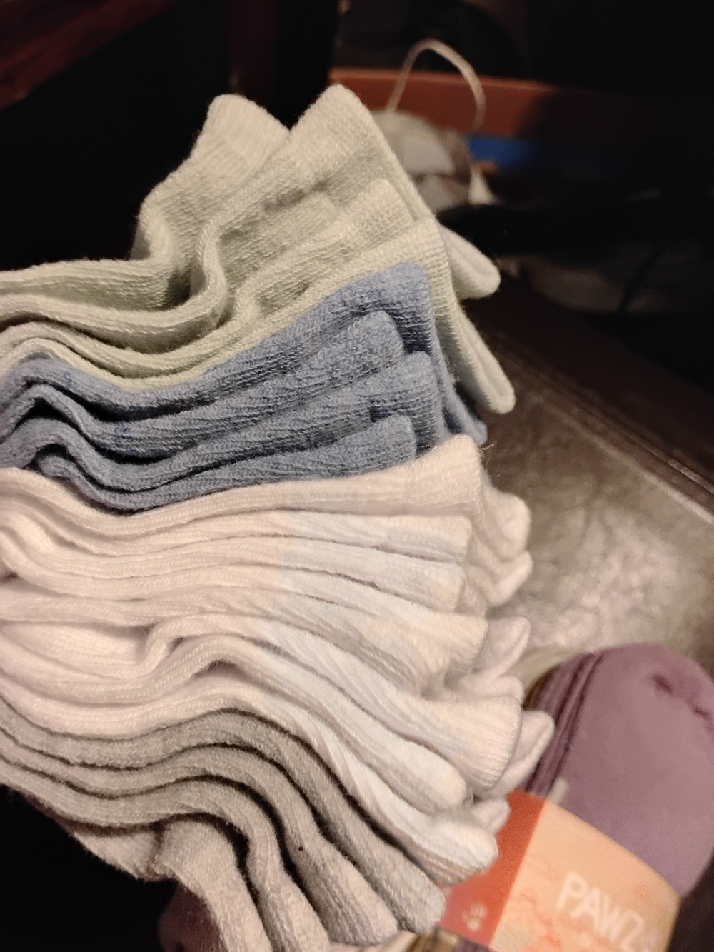 BearPaw Mint Green & Lavender Crew Sock Pack - Picture 5 of 8